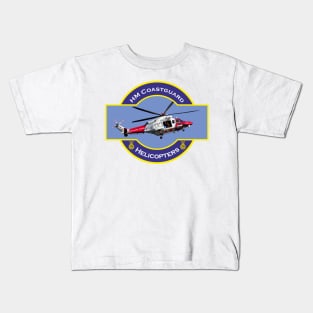 HM Coastguard search and rescue Helicopter, Kids T-Shirt